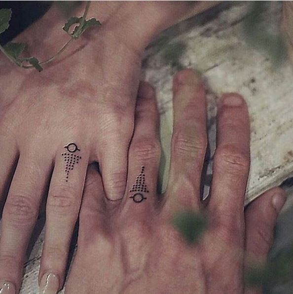 Tattoo tagged with: small, jewellery, finger, micro, diamond, little, ok,  tiny, minimalist | inked-app.com